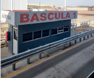 Servicio de bascula ferroviaria y de autotransporte